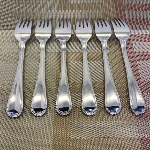 Lenox Vintage Jewel Salad Forks  - Set of 6 - Glossy  - Pre-owned - Picture 2 of 6